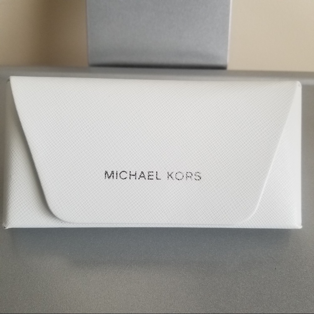 Michael Kors White Glasses Case BRAND NEW